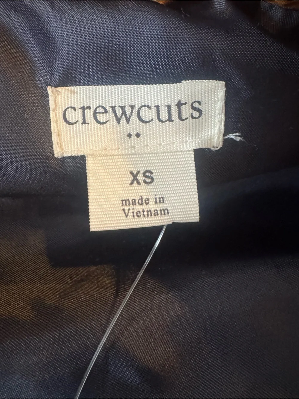 Crewcuts J.Crew Boys Quilted Walker Vest XS (4-5) Glazed Pecan Brown NWT